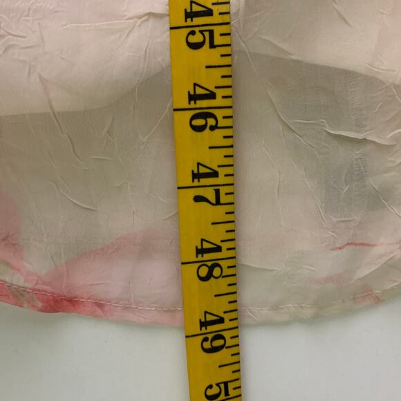 J.B.S. LTD Dress 6 Vintage 90's Y2K Scoop Neck Cap Sleeve Textured Floral Maxi - Picture 13 of 13